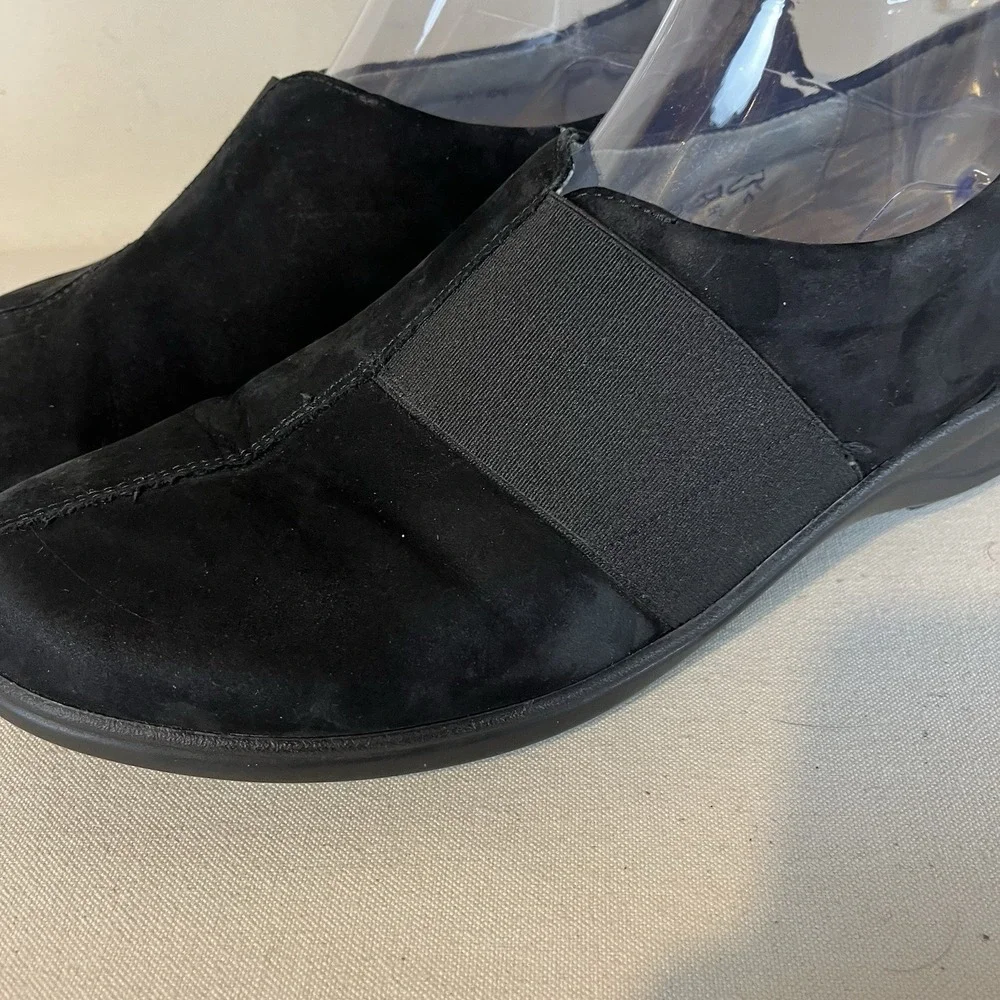 Waldlaufer Women's Black Suede Shoe 9.5 Comfort Supportive Style‎ Work Going Out